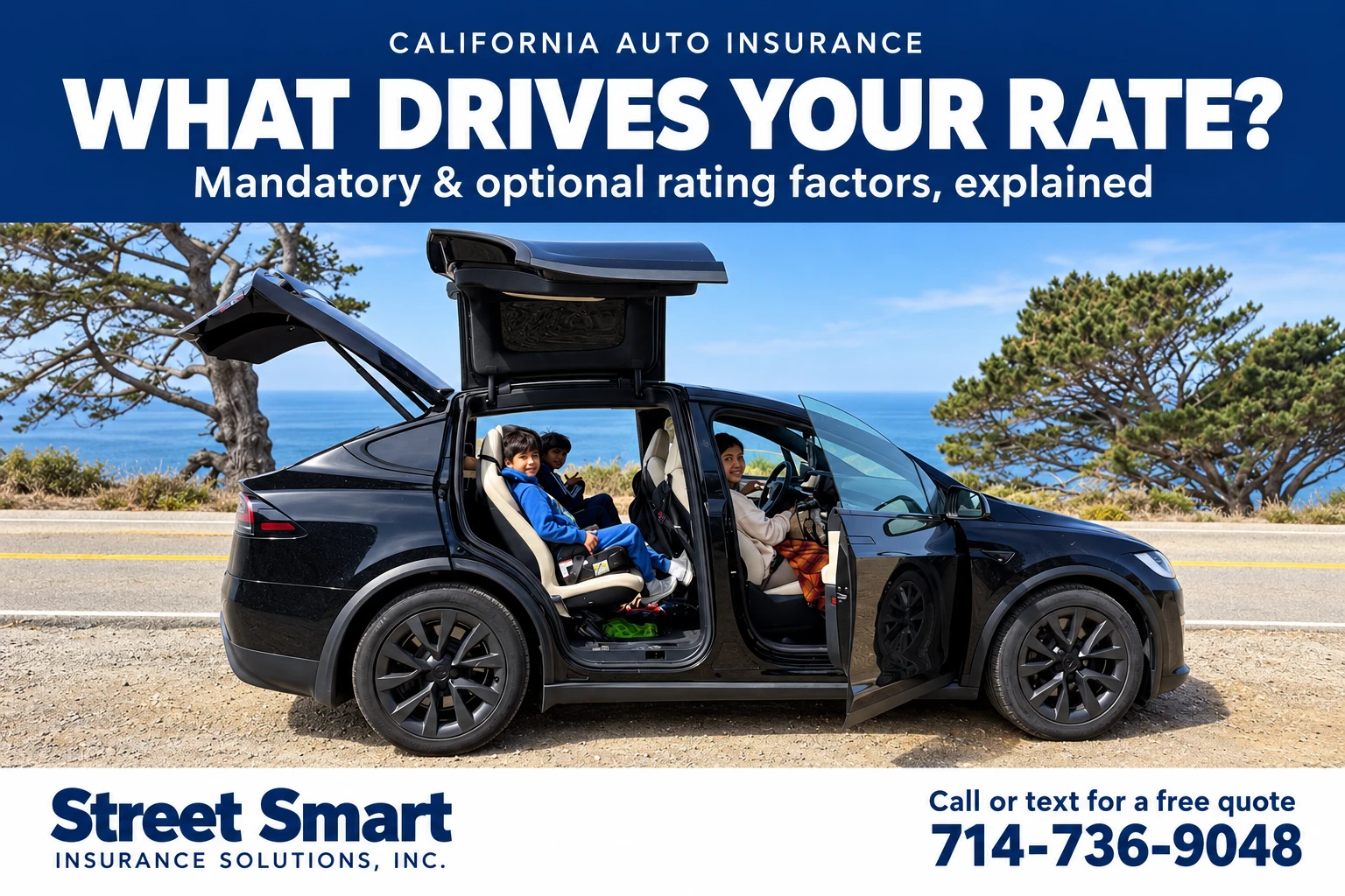 Street Smart Insurance: What drives your rate? California auto insurance rating factors explained.